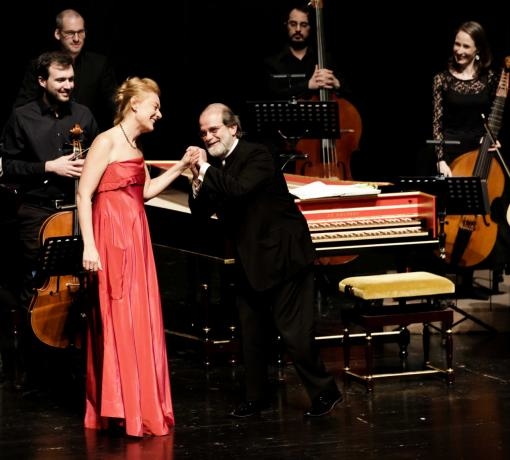Magdalena Kožená v dnešním streamu koncertního provedení Caldarovy opery La Concordia de´pianeti
